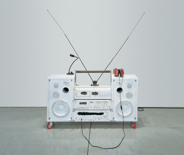 Tom Sachs (American, born 1966). Model One, 1999. Mixed media, 32 x 41 x 14 in. (81.3 x 104.1 x 35.6 cm). Collection of Philip and Shelley Fox Aarons, New York. Courtesy of the artist